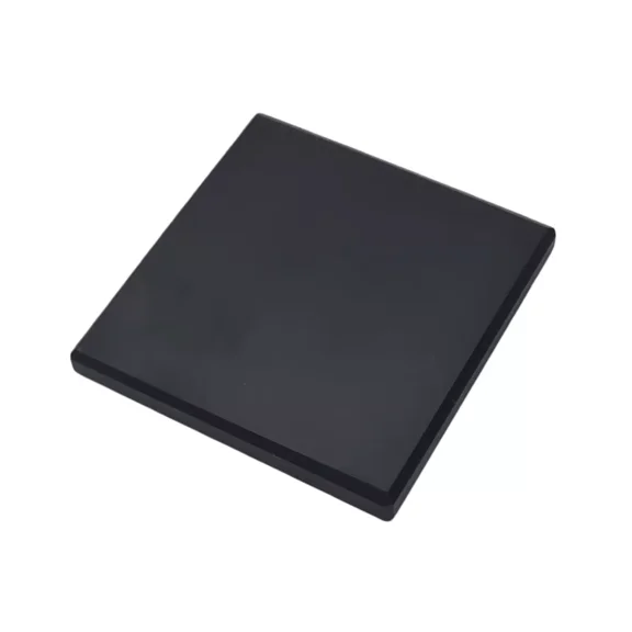 2" x 2" x 1/4" Gold Testing Black Stone - Jewelry Scrap Metal Karat Value Tester