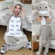 thumbnail image 3 of Onesies de felpa de animales Unisex para adultos, pijamas rosas de una pieza, ropa de dormir para hombres y mujeres, disfraces de Cosplay de unicornio de franela de dibujos animados de invierno, 3 of 6