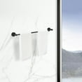 thumbnail image 5 of Gzxs Adjustable 15.8-27.6 Inches Bath Towel Bar for Bathroom SUS304 Stainless Steel Towel Holder, Hotel Style Wall Mount with Screws Hand Towel Bar, Towel Rack Rod Hanger, Matte Black, 5 of 7