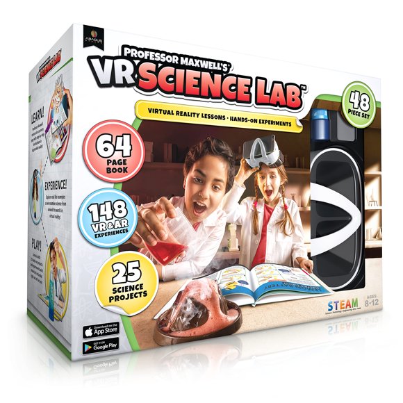Kit científico de realidad virtual para niños Professor Maxwell VR Lab