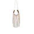 thumbnail image 1 of Colgante de pared de macramé Dielianyi, blanco ecuestre, hecho a mano, 1 of 5