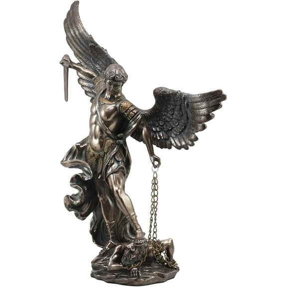 Pacific Giftware Archangel St. Michael Slaying Demon Statue Figurine 20 Inch