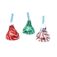thumbnail image 2 of HERSHEY'S KISSES Holiday HUGS White Crème Candy, Red Silver Green Foils, Bulk, 3Lbs, 2 of 5