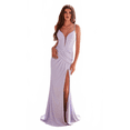 thumbnail image 5 of Women's Nox Anabel Y1481 Lace Up Back Long Prom 2026 Gown Lilac Lavender Size 2, 5 of 5