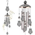 thumbnail image 1 of Owl Wind Chime With 4 Aluminum Tubes, 6 Bells, 7 Owls, 94cm, Waterproof, For Balcony, Festival, Garden, Home, 1 of 5