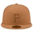 thumbnail image 2 of Men's New Era Brown Pittsburgh Pirates Color Pack 59FIFTY Fitted Hat, 2 of 5