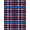 Red White Blue, Pattern 5, variant on Design&I 8'x10' Washable Area Rug Stars Stripes Welcome Vintage Border Door Striped Patriotic Way Refined for Living Room, Family Extra Large Skid-Resistant Low Profile