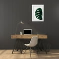 thumbnail image 3 of Artographie Studio 11x14 White Modern Wood Framed Museum Art Print Titled - Monstera Natural 30, 3 of 4