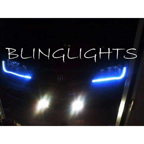 For The 1999 2000 2001 2002 2003 Acura TL LED DRL Light Strips for Headlamps Headlights Head Lamps Lights
