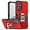 Red, variant on Case for Galaxy A16 5G,Military Grade TPU PC [Built-in Kickstand] Dual-Layer Flag Design Heavy Duty Drop Protection Magnetic Stand Phone Case for Samsung Galaxy A16 5G (Blue)