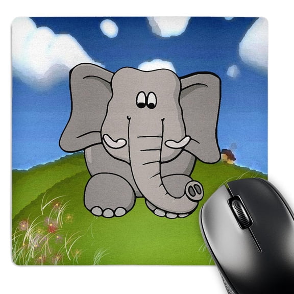 3dRose, Elephant who loves to explore, MousePad