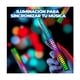 thumbnail image 3 of Barra Recargable Luz Led RGB Elegate Audioritmica 32 Cuentas RGB 8 Modos de Luz, 3 of 6