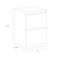 thumbnail image 7 of Hirsh 23-in Deep Mobile Pedestal File 2-Drawer File/File. Full Width Pull. Beige, 7 of 7