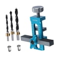 thumbnail image 3 of Herramienta de posicionamiento de la puerta del gabinete Hardware, fácil de transportar, versátil compacto eficiente resistente para el vestuario de Plantilla con accesorios, 3 of 8