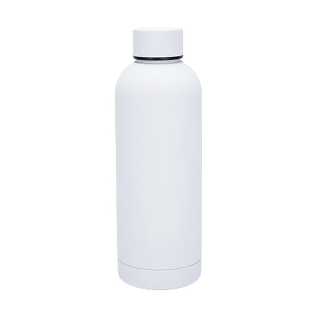 Yuarrent Deportes al aire libre 500 ML Frasco de vacío Botella portátil Taza aislada de acero inoxidable Tazas de aislamiento para suministros de Suministros térmicos Blanco Yuarrent HA071544-09