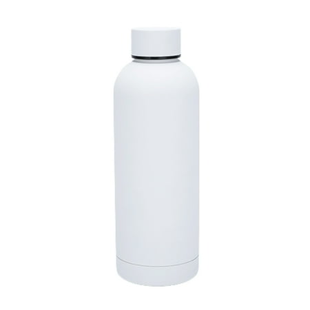

Outdoor Sports 500ML Vacuum Flask Portable Bottle Stainless Steel Insulated Cup Insulation Cups for Office Drinkware Supplies White