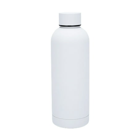 

Outdoor Sports 500ML Vacuum Flask Portable Bottle Stainless Steel Insulated Cup Insulation Cups for Office Drinkware Supplies White