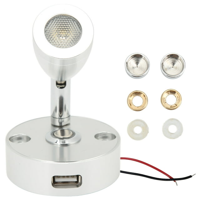 LED Bedside Reading Lamp,RV Reading Light 3500K Yacht Reading Lamp RV Bedside Reading Light Revolutionary Design