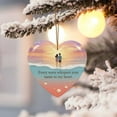 thumbnail image 5 of Beach Love Heart Ornament, Exquisite Ceramic Heart-Shaped Beach Love Pendant Ornaments, Mini Keepsake Christmas Ornament, Ceramic Pendant Christmas Tree Hanging Decor E, 5 of 6