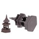 thumbnail image 4 of Living Room Accessories 2Pcs Pavilion Shaped Decors Ceramics Adornments For Home Interior Brown Classic Design, 4 of 4
