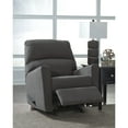 thumbnail image 3 of Flash Furniture Signature Design by Ashley Alenya Rocker Recliner in Charcoal Microfiber, 3 of 4