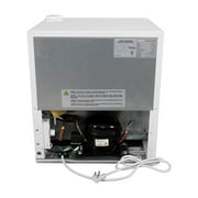 Living Essentials 1.1 Cubic Feet Adjustable Temp Upright Mini Freezer, White