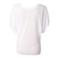 thumbnail image 3 of Bella + Canvas 8821 Ladies Flowy Draped Sleeve Dolman T-Shirt, 3 of 5