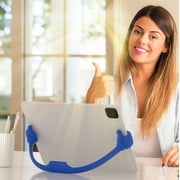 Honsky XL Thumbs-up Stand Holder,Tablet Stand Cradle for Desk Desktop Funny Ideas Gadgets Gifts – Universal Adjustable Flexible,2 Pack - Blue