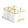 thumbnail image 4 of WeiLaiKeQi Dried Fruit Plate es Appetizer Serving Tray for Party Home Condiment white, 4 of 9