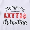 thumbnail image 2 of Glisme Girls Valentine'S Day Outfit 2Pcs Baby Toddlers Long Sleeves Tops Pants Two Piece Set Breathable Matching Set Size 5-6 Years Black, 2 of 7
