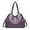 Purple, variant on Punk Studded Shoulder Bag with Multi Pockets Top-handle Handbag Large Capacity Crossbody Handbg for Work Travel