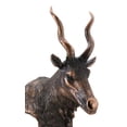 thumbnail image 6 of African Kudu Antelope Rustic Statue in Bronze Electroplated Finish With Base, 6 of 10