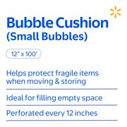 Walmart Clear Bubble Cushion Roll 12in x 100ft