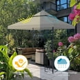 thumbnail image 3 of Yescom 10x10Ft Gazebo Top Replacement 2 Tier PU Water Resistance Outdoor Canopy Cover Patio Garden Outdoor Party Gray, 3 of 9