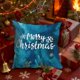thumbnail image 4 of Funda de almohada navideña de 45 x 45 cm | Tejido de felpa corta supersuave | Diseños festivos de temporada para cojines de sofá y decoración de cama | Cierre de cremallera oculto, 4 of 5