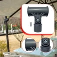 thumbnail image 3 of Yuarrent Repuestos para dirección de plátano, soporte giratorio para jardín, marco de sombrilla ligero para terraza, sombrilla de jardín, 2 carpas gris oscuro, 3 of 6