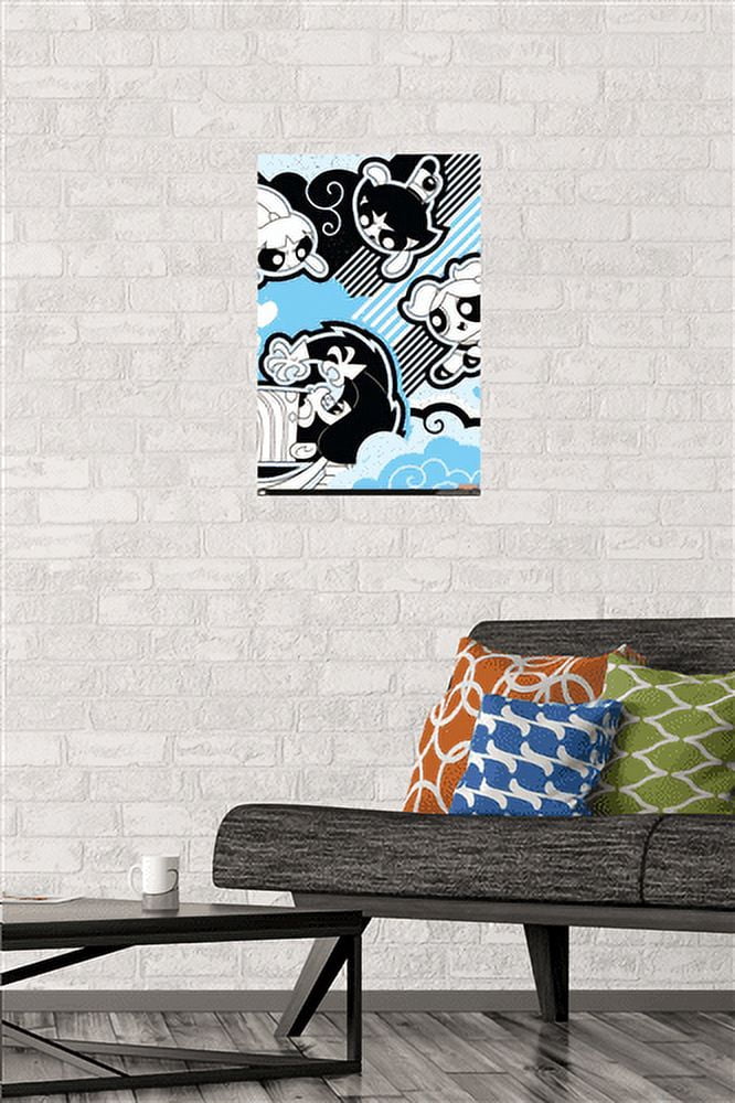 The Powerpuff Girls - Mojo Fight Wall Poster, 14.725" x 22.375"