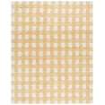 thumbnail image 2 of SAFAVIEH Easy Care Maggie Plaid Area Rug, Ivory/Gold, 8' x 10', 2 of 12