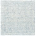 thumbnail image 3 of SAFAVIEH Abstract Caelestinus Ogee Wool Area Rug, Ivory/Blue, 4' x 4' Square, 3 of 15