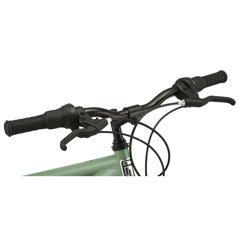 Mongoose Major Mountain Bike, 24inch Wheels, 21 Speeds, Green, Kids