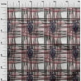 thumbnail image 2 of oneOone Cotton Poplin Fabric Swirl & Check Ikat Print Fabric BTY 42 Inch Wide, 2 of 4