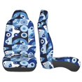 thumbnail image 3 of Pofeuu Evil Eye Print Automotive Car Seat Covers Flat Cloth Full Set Seat Covers,Car Seat Covers front seats for Cars Trucks and SUVs(Two packs), 3 of 7