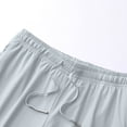 thumbnail image 5 of Utoimkio Women's Ice Silk Cooling Capri Pants,Elastic Waistband with Drawstring and Side Zipper Pockets, 5 of 5