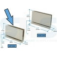 thumbnail image 4 of SHS Frameless Shower Door Top or Bottom Strong Wall-to-Glass Pivot Hinge for 3/8'' Glass Includes Replacement Parts Solid Brass. Heavy Duty with Square Corners. (Brushed Nickel), 4 of 11
