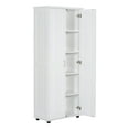 thumbnail image 5 of Yesfashion Tall Bathroom Storage Cabinets,Freestanding Floor Cabinet with 2 Doors,Adjustable Shelves,5 Internal Compartments Kitchen Pantry for Laundry Or Utility Room, 5 of 10