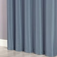 thumbnail image 5 of Chezmoi Collection Royal 4-Piece Jacquard Floral Window Curtain Set, Grayish Blue/Gray, 5 of 7