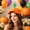 A, variant on Orangide Halloween Pumpkin Headband Cartoon Hair Hoop with Orange Green Top Hat Design Party Favor Decoration for Kids Adults Trick Or Treat