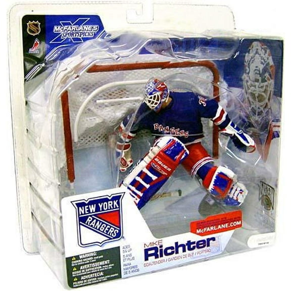 McFarlane NHL Sports Picks Series 4 Mike Richter Action Figure [Blue Jersey Variant]