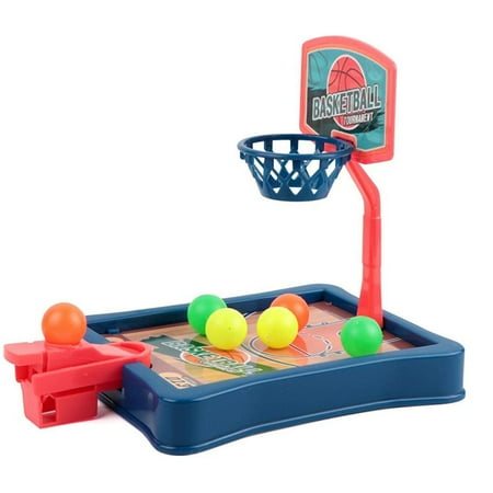 

Mini Finger Ejection Basketball Machine Outdoor Novelty Toy Blue