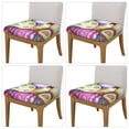 thumbnail image 2 of Gaeub Colorful Easter Eggs Square Chair Seat Covers, Stretch Fitted Printed Chair Seat Cushion Cover for Kitchen, Office - One Size, 2 of 9